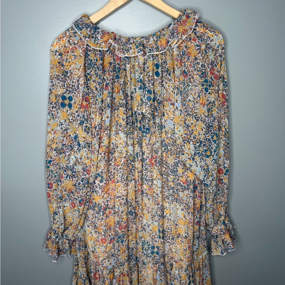 NWT Free People Feeling Groovy Maxi Dress - Ivory Combo - Picture 8 of 14